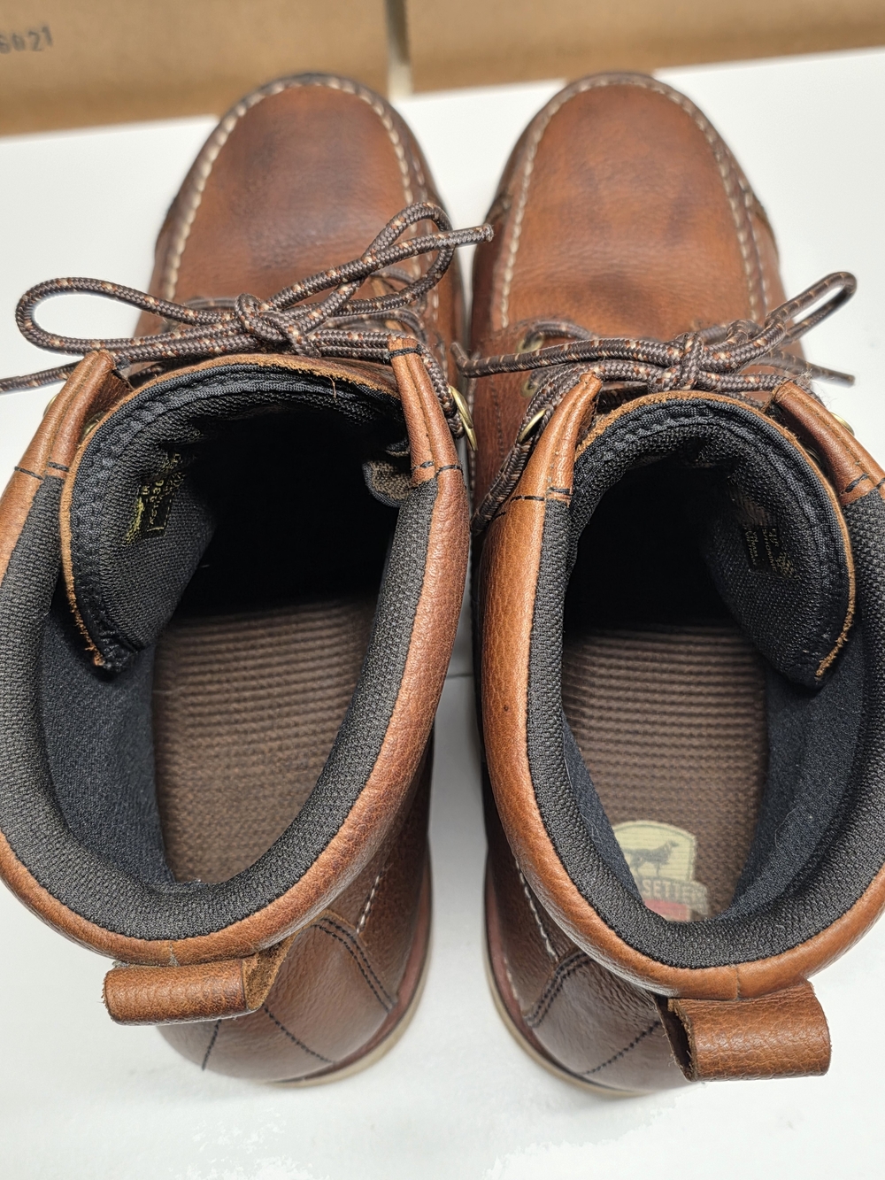 Irish Setter Wingshooter Moc Safety Toe Boots Men's 13 Wide (2E) - Picture 4 of 11